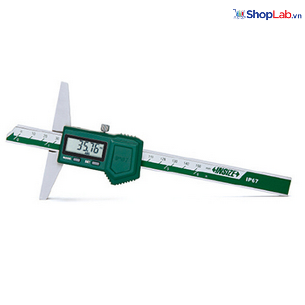 Thước đo độ sâu kỹ thuật số chống thấm nước 1149-200 Insize
