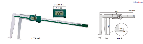 Thước kẹp điện tử 1178-300 Insize