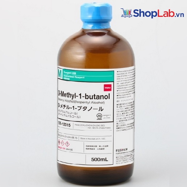 Isoamyl Alcohol (3 Methyl,1 butanol), 500ml/chai, Wako - Nhật