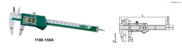 Thước kẹp điện tử không dây 1188-150AWL Insize