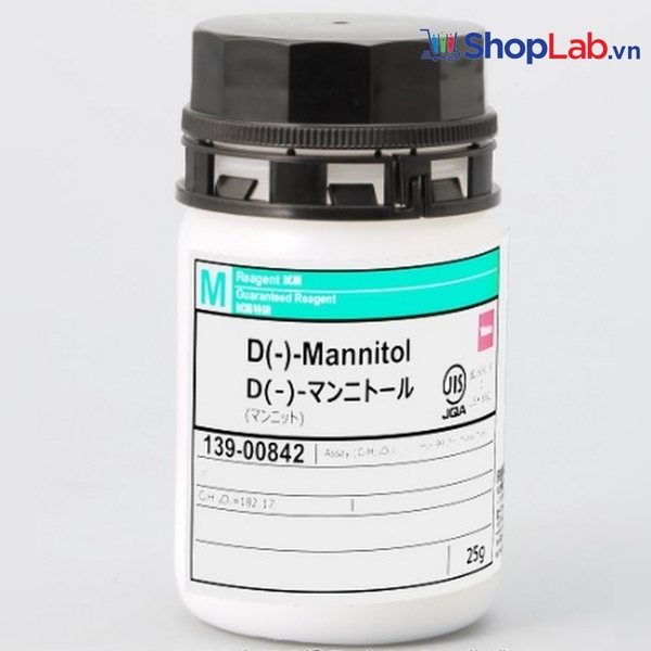 Mannitol, 98.5% min (25g/chai), Wako - Nhật