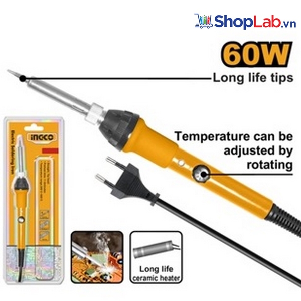 Mỏ hàn chì 60W SI0268 Ingco