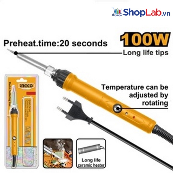 Mỏ hàn chì 100W SI0110831 Ingco