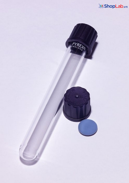 Ống nghiệm thủy tinh 22x200mm, nắp vặn 1636/10MP Scilabware