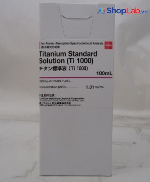 Titanium Standard Solution (Ti 1000), 100ml/chai, Wako - nhật