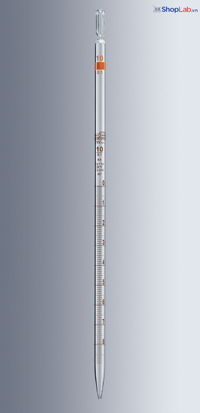 Pipet thẳng chia vạch 5ml/0.05ml (nâu - DIN 12689) Marienfeld