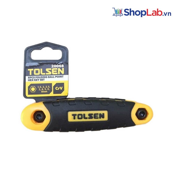 Bộ lục giác 8 cây đầu bi Tolsen