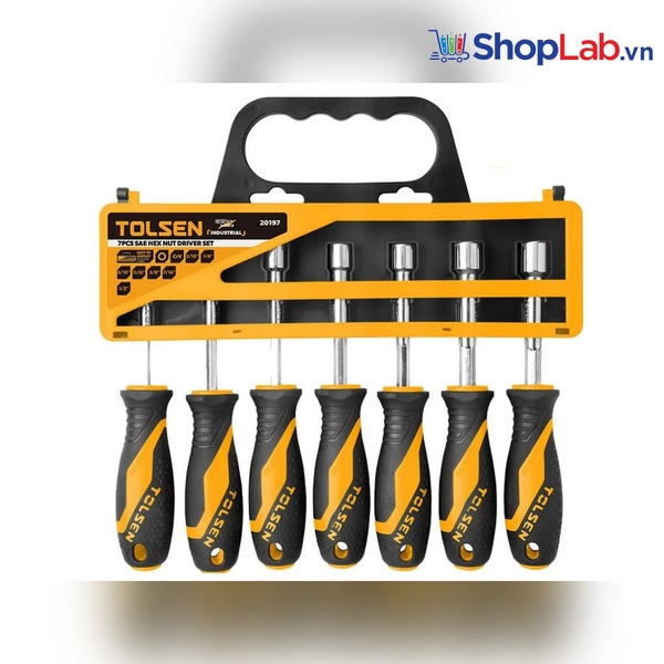 Bộ tua vít siết đai ốc 7PCS hệ inch Tolsen