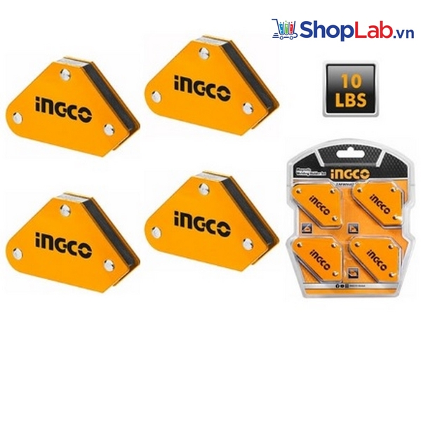 Bộ ke góc hàn có nam châm AMWH4001 Ingco