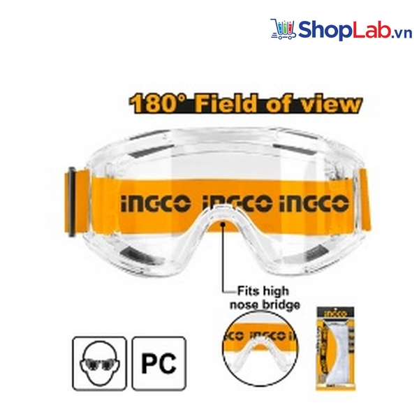 Kính bảo hộ mắt HSG10 Ingco