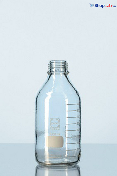 Chai trung tính phủ PU, không nắp GL45 500ml Duran
