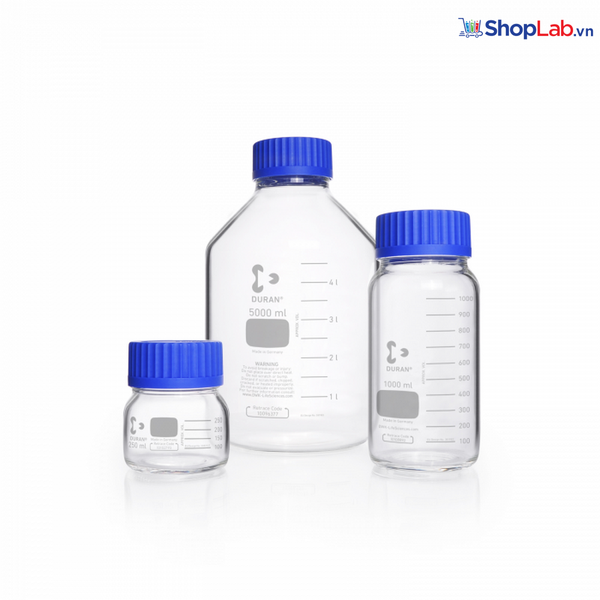 Chai trung tính cổ rộng GLS80 10000ml Duran