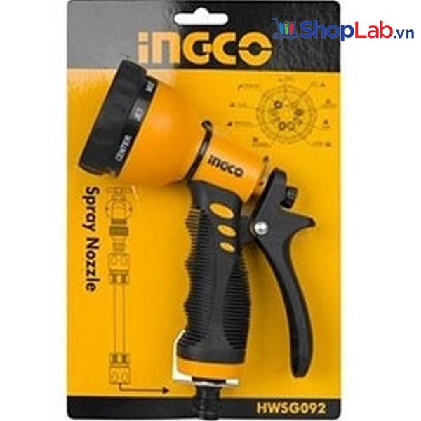 Vòi xịt đa năng đầu tròn HWSG092 Ingco