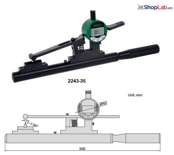 Đồng hồ đo độ cao điện tử 2243-35 Insize