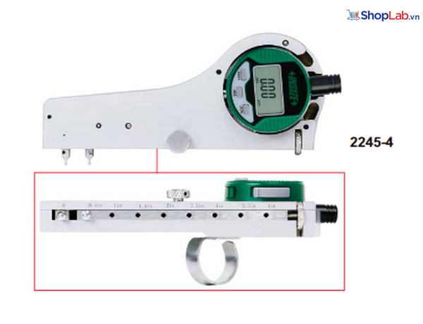 Đồng hồ đo bước ren điện tử 2245-4 Insize