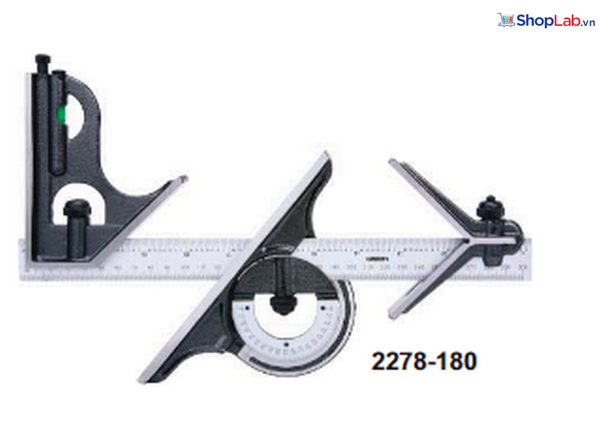 Thước đo góc đa năng 2278-180 Insize