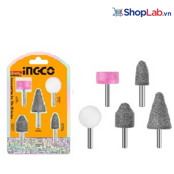 Bộ 5 đầu mài cho máy mài khuôn AKB0502 Ingco