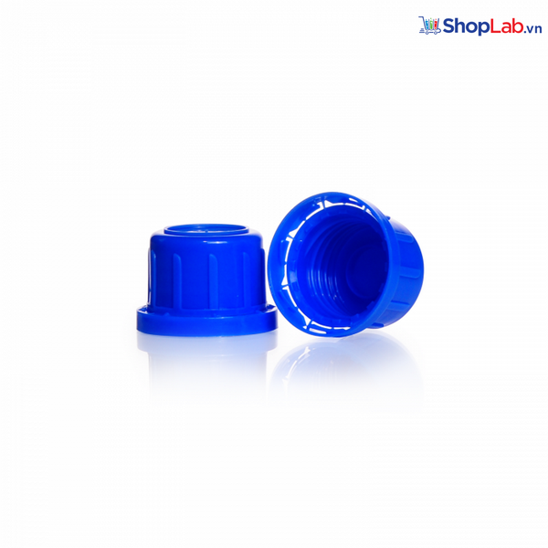 Nắp xanh cho chai vuông miệng hẹp GL 32H Duran