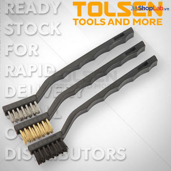 Bộ bàn chải 3pcs Tolsen
