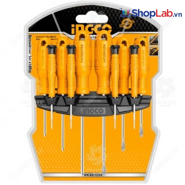 Bộ 10 tua vít đa năng HKSD1058 Ingco
