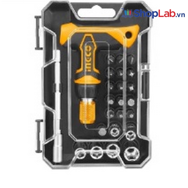 Bộ 18 tua vít tay cầm chữ T HKSDB0188 Ingco