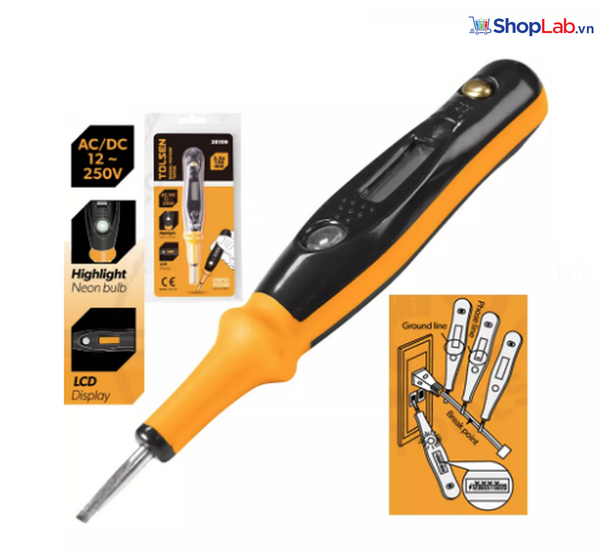 Vít thử điện 130mm (new) Tolsen