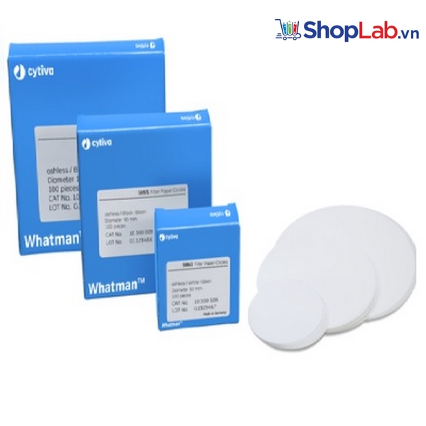 Giấy lọc S/S đ.lượng 589/2, TB 4-12um, 12.7 mm Whatman