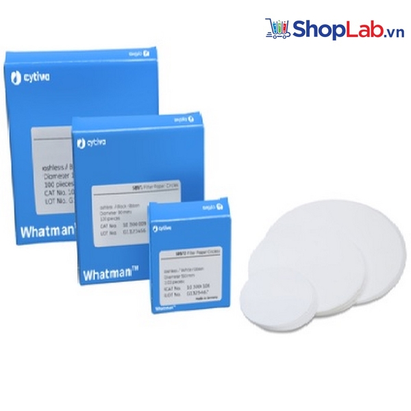 Giấy lọc S/S đ.lượng 589/1, nhanh 12-25um, 90mm Whatman