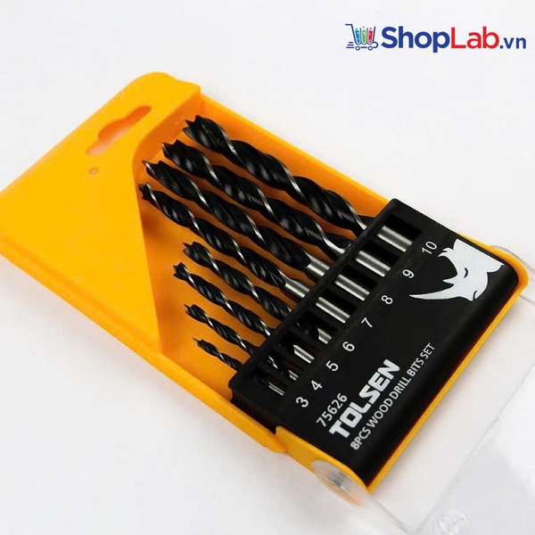 Bộ 16 mũi khoan gỗ-tường-sắt 75628 Tolsen