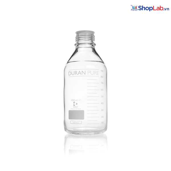 Chai trung tính, GL 45, Duran Pure, 5000ml, có nắp che bụi Duran