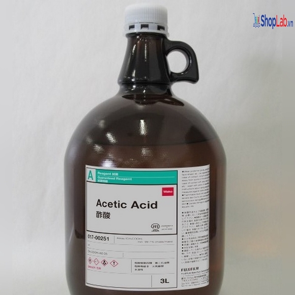 Acetic Acid Glacial (3000g/chai), Wako - Nhật