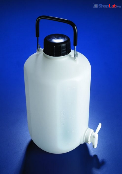 Bình nhựa có van, 25lit  HDPE BGH038 Scilabware