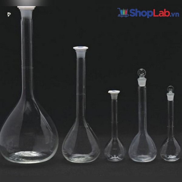 Bình định mức trắng A 1000ml 2030100005467 Genlab