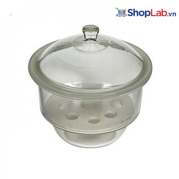 Bình hút ẩm không vòi trong suốt phi 210mm 2030100013042 Genlab