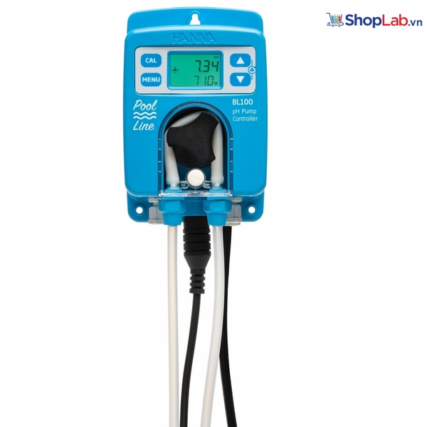 Bộ điều khiển pH bể bơi kết hợp bơm định lượng BL100-00 Hanna