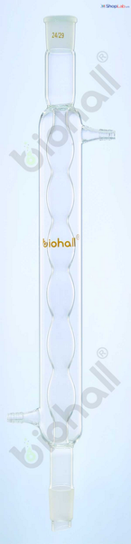 Ống sinh hàn bóng 400mm, 24/29 Biohall