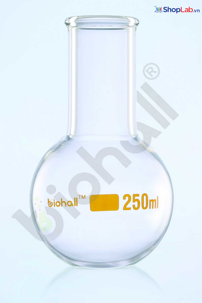 Bình cầu cổ trơn đáy tròn 10000ml Biohall