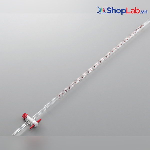 Burette thủy tinh trắng 25ml Genlab