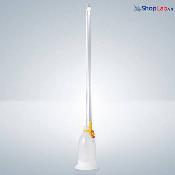 Buret tự động Schilling, class AS 50ml (0,1ml)+kèm chai nhựa 1L Dinlab
