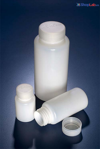 Chai nhựa miệng rộng HDPE, 1000ml BWH1000PN Scilabware