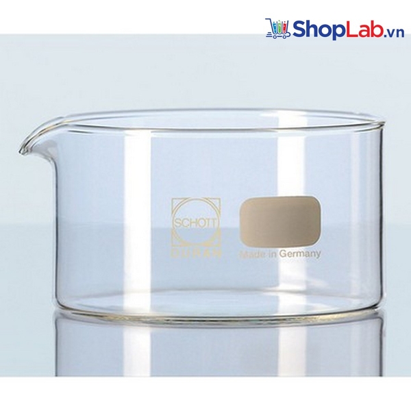Chậu thủy tinh có mỏ phi 200mm 2030100014520 Genlab