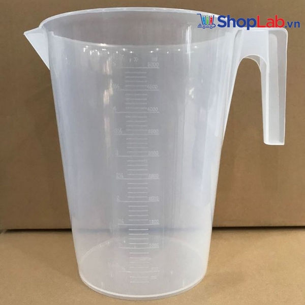Cốc nhựa PP có quai Genlab