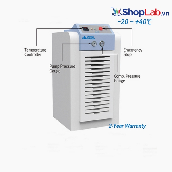 Bể điều nhiệt lạnh 27L, -20℃+40℃, 230V, 50Hz Chi-30 DH.Chi0035 DaiHan
