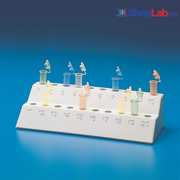 Giá cho microtip 1.5ml, 20 chỗ có đánh số K296 Kartell