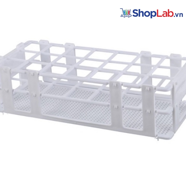Giá để ống nghiệm nhựa phi 30mm x 21 lỗ DC.0000876 Genlab