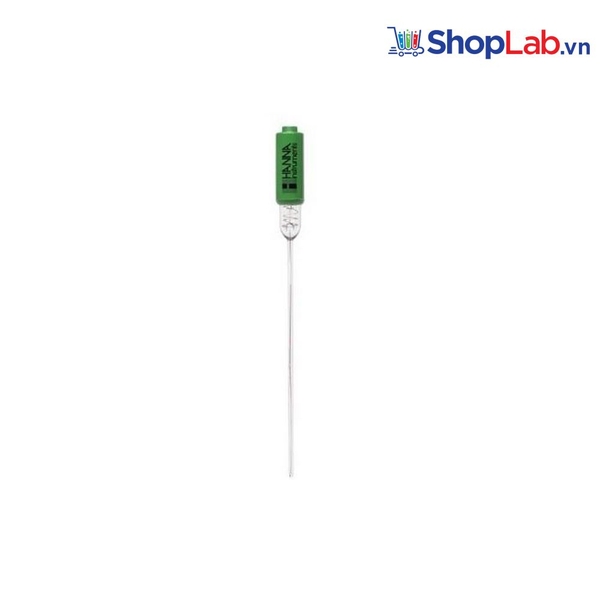 Điện cực pH kết hợp với chiều dài mở rộng và bầu siêu nhỏ và đầu nối BNC + PIN HI1093P Hanna
