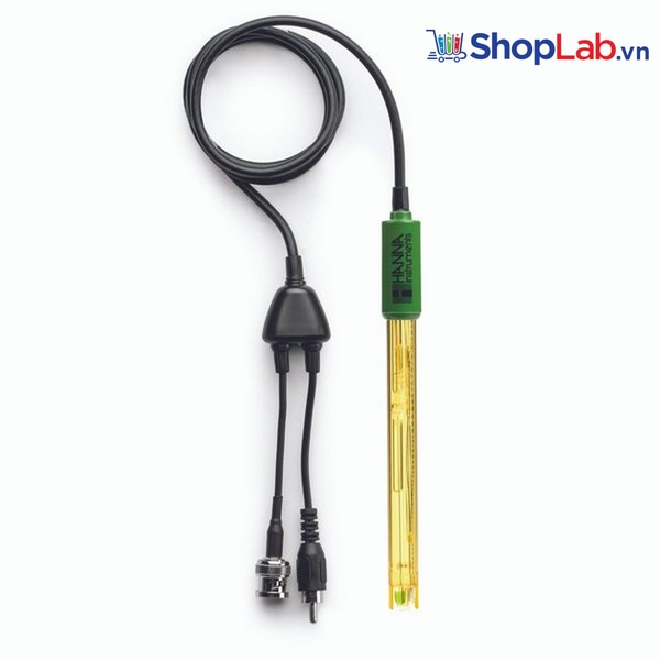 Điện cực pH thân PEI chứa đầy gel với đầu nối BNC + RCA HI1230Y Hanna