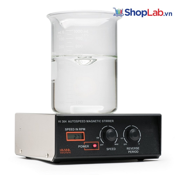 Máy khuấy từ vỏ thép không gỉ tự đảo ngược có màn hình, 115V HI304N-1 Hanna