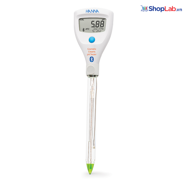 Bút đo pH/nhiệt độ HALO2 Bluetooth trong kem mỹ phẩm HI9810432 Hanna