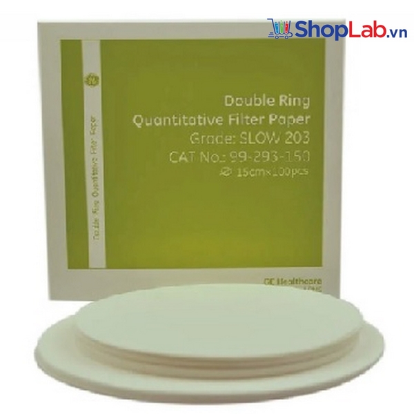 Giấy lọc định lượng chậm 203, 90mm Doublering